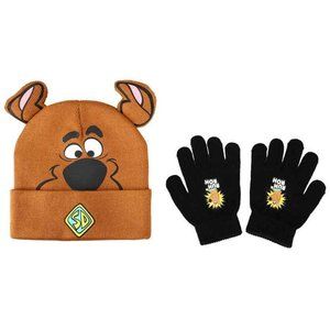 Scooby Doo Youth Beanie and Gloves Combo